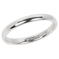 Tiffany & Co. Anneau de mariage en platine 3mm