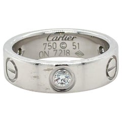 Cartier Love Ring with 3 Diamonds 0.25ct