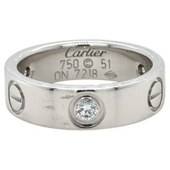 Anello Cartier Love con 3 diamanti da 0,25 carati