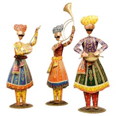 IRON PAINTED RAJASTHANI BAND Set Of Pcs 3