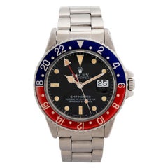 Vintage Rolex GMT Master, Transitional Ref 16750, Coeval Patination, Early 1980's.