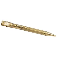 Cartier Gold Watch Pencil with Concealed Lighter