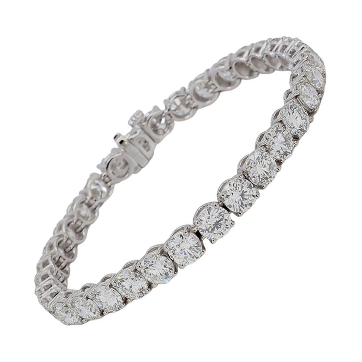 Platin mit GIA-zertifiziertem 23 Karat rundem Diamanten im Brillantschliff