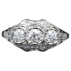 Art Deco Diamond Ring Circa 1920's