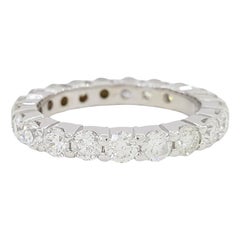 2.50 Carat Round Diamond Eternity Band Ring