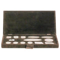 Vintage Buccellati Sterling Silver Roulette Poker Chip Set