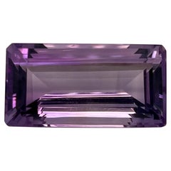 27.40 Carat Baguette Amethyst Loose Gemstone (pierre précieuse en vrac)