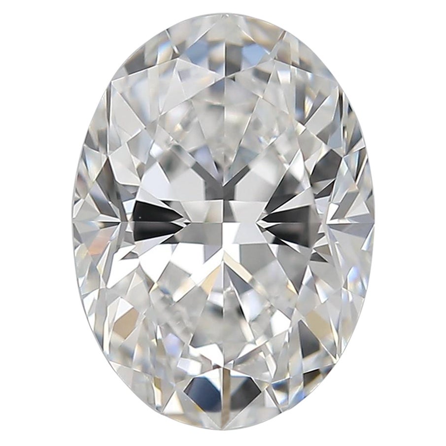 MEGHNA JEWELS GIA Certified 2.01 Carat Oval Diamond For Sale