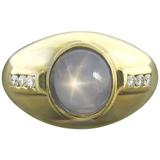 Anello d'oro con zaffiro e diamante Star Collection Cayen Collection