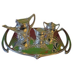 Paul Follot an amazing rare tea set circa 1900 incredible Art Nouveau example