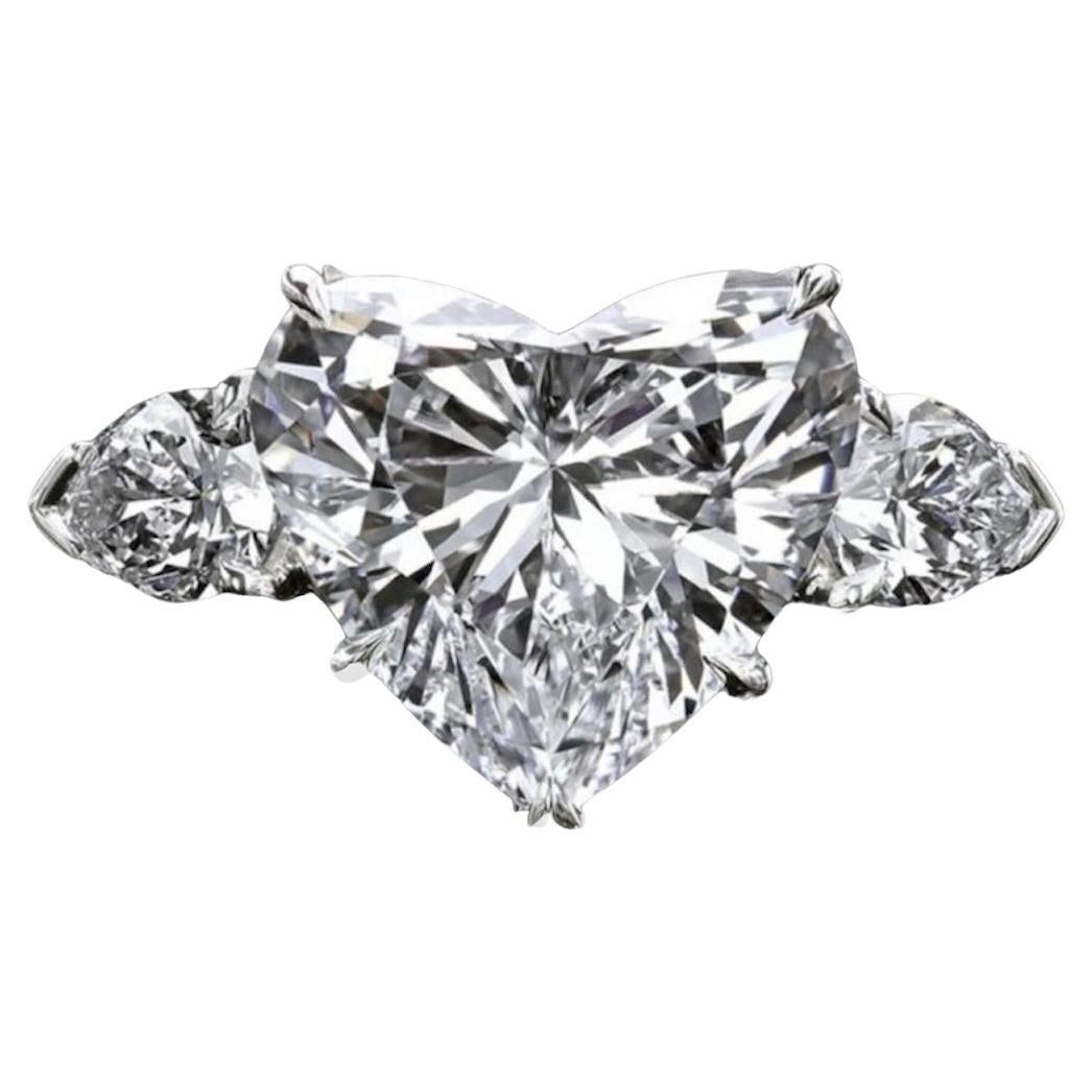 GIA Certified 7.20 Carat D color Flawless Type 2A Diamond Ring
