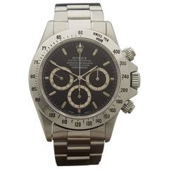  Rolex Stainless Steel Daytona patrizzi dial  inverted 6 Automatic Wristwatch