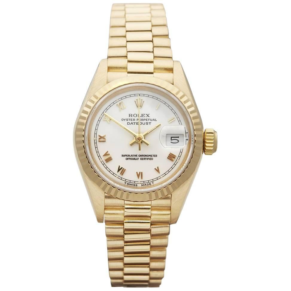 Rolex ladies Yellow Gold Datejust AutomaticWristwatch