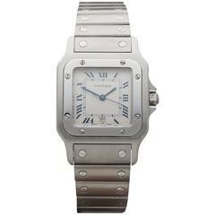 Cartier Stainless Steel Santos Quartz Wristwatch
