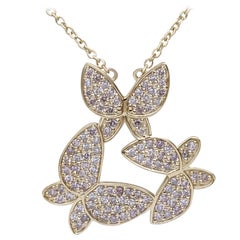 NO RESERVE! 0.50 Ct Fancy Pink Diamond 14 kt. Yellow Gold Pendant Necklace