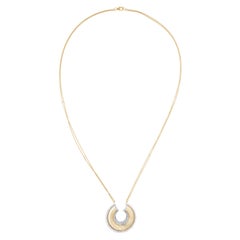 2,31 Carati Si Clarity HI Color Diamante Disegnatore Collana in Oro 18 Karati