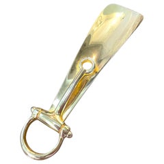 Vintage 1960s Gucci Gilt Bronze Shoe Horn