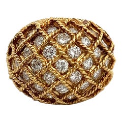 Vintage Diamond Cocktail Ring