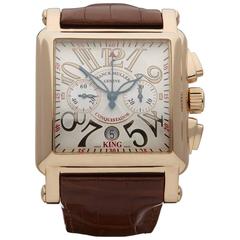 Montre Franck Muller King Conquistador chronographe pour hommes 10000K CC