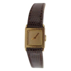 Boucheron 18k Reflet Watch. Vintage 18k Gold Manual Ladies watch.