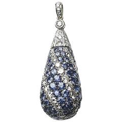 Sapphire & Diamond Pendant 5