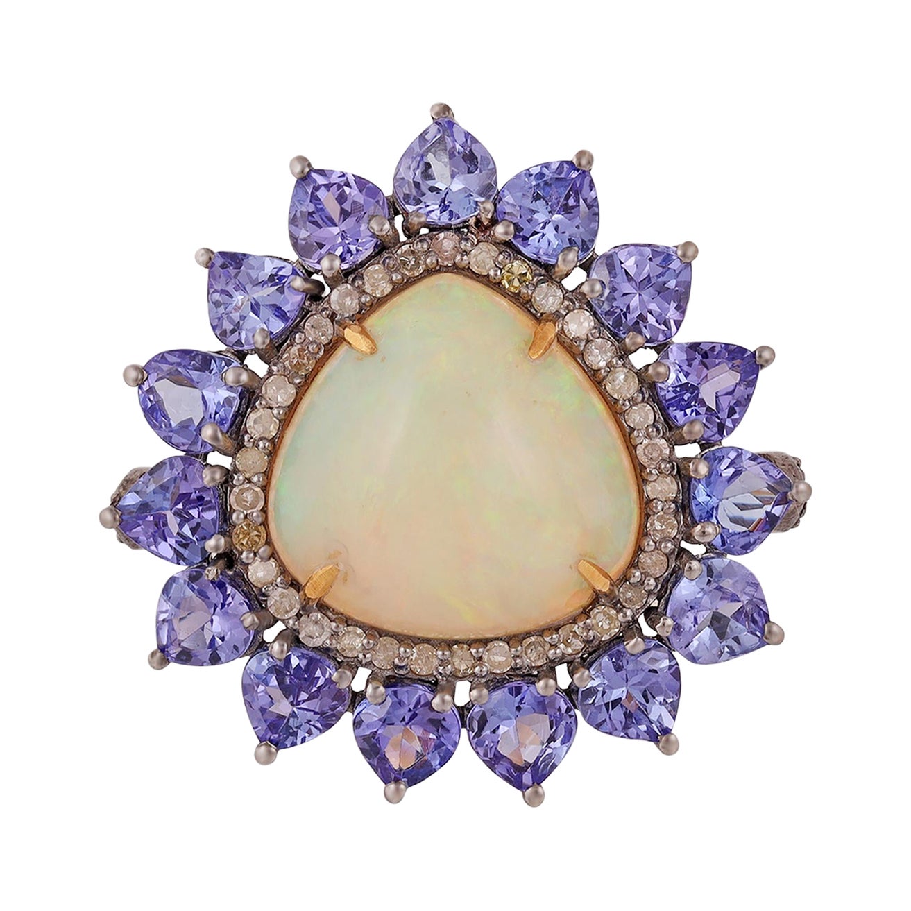 Teardrop Cocktail Ring For Sale