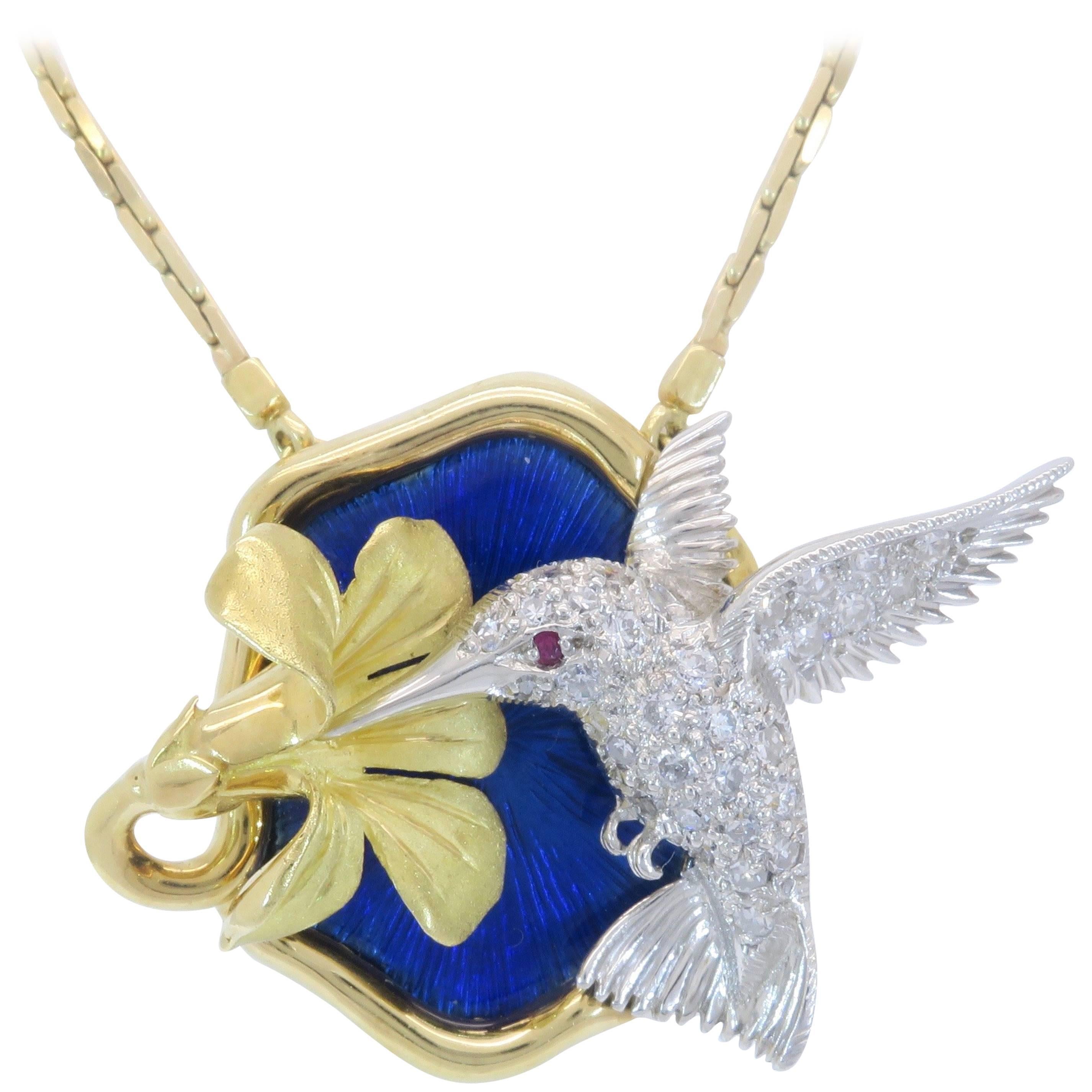  McTeigue & Schuler Hummingbird Pendant