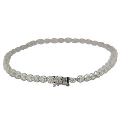 Orloff of Denmark, 3 Carat Diamond Tennis Bracelet in 18 Karat White Gold