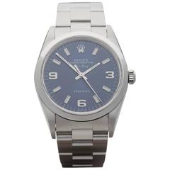 Rolex Stainless Steel Air King Automatic Wristwatch