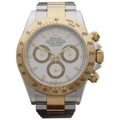 Rolex Yellow Gold Stainless Steel Daytona Automatic Wristwatch Ref 116523 