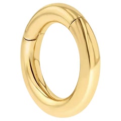 Chunky Round Clasps Lock 14K Solid Gold Jewelry Connector Necklace Clasps