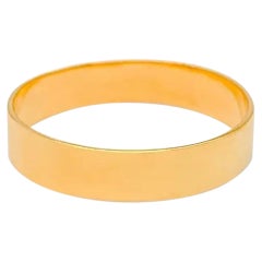 Classic Thick Band in 14K Solid Gold Men Band Wedding Ring