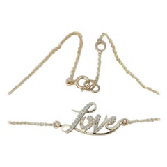14K Gold Charm Bracelet Jewelry Natural Diamond