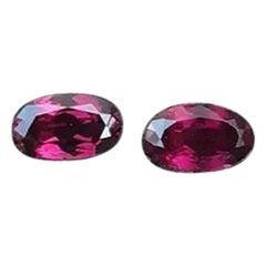 Pair of Purple Grape Garnet Mozambique 6.30 Cts Excellent Cut