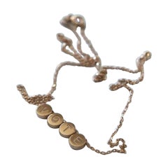 14k Solid Gold Personalized Name Necklace Pendant