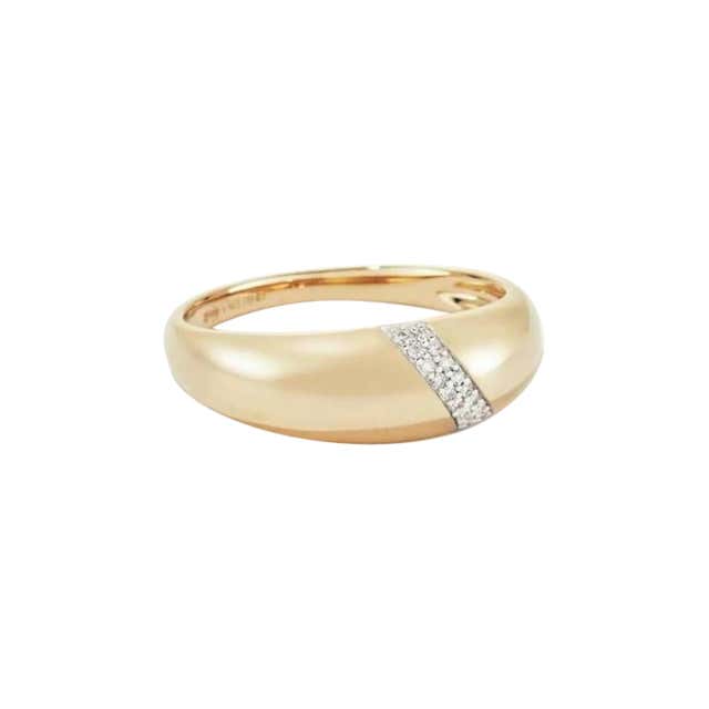 14K Solid Gold Braided Stacking Women Ring Thin Rope Simple Minimalist ...
