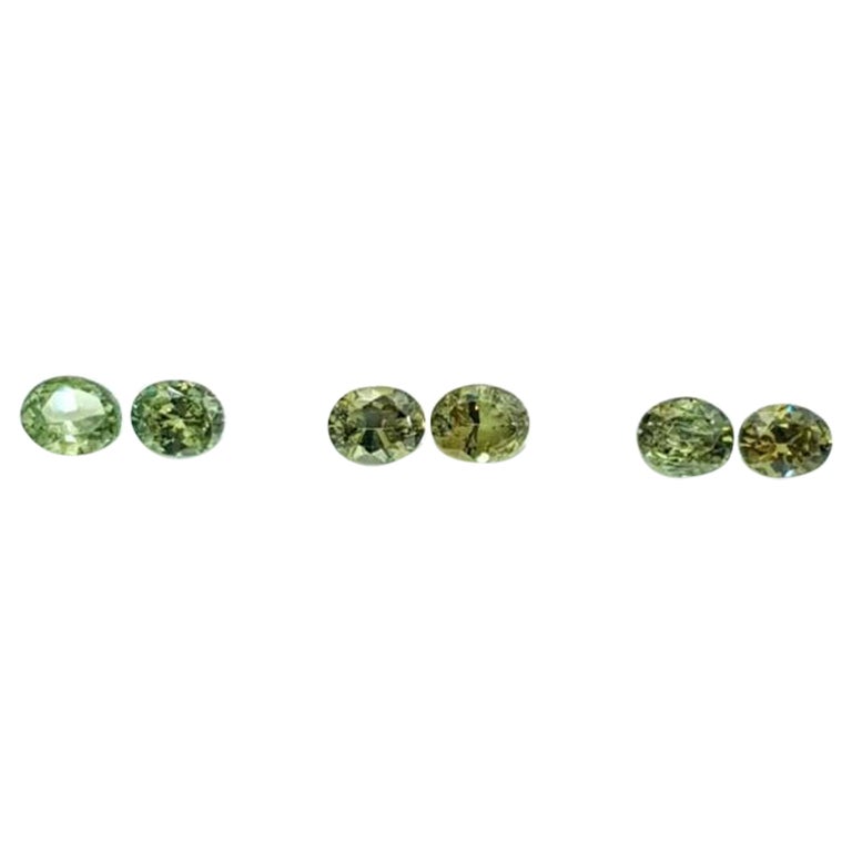Demantoid Garnet Lot Weight 2.60 Cts 6 Pcs Madagascar #NS953 For Sale