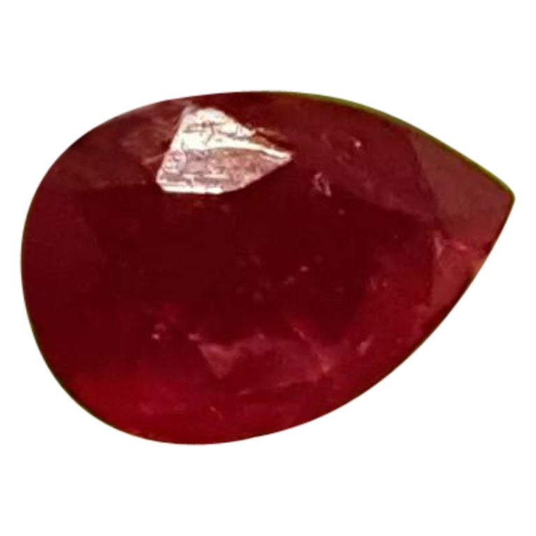 Mozambique Ruby 0.95Cts Cut Stone Unheated 100% Natural Certified