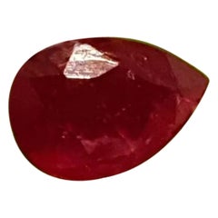 Mozambique Ruby 0.95Cts Cut Stone Unheated 100% Natural Certified