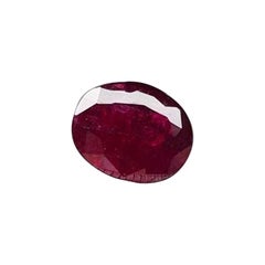 Mozambique Ruby 3.25 cts Pigeon Blood Red Unheated Natural