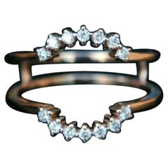 Halo Ring Enhancer Diamond Guard 14k Gold