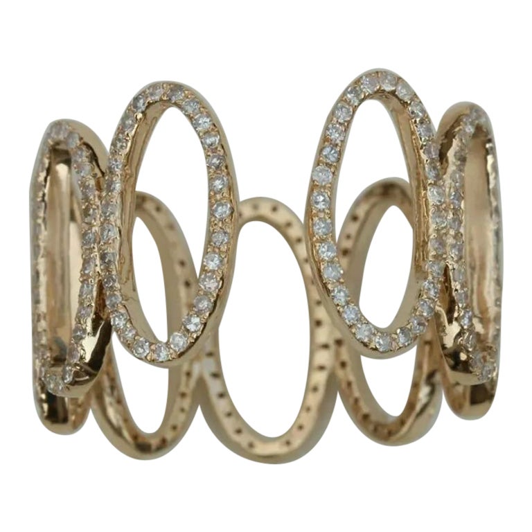 Natural Diamond Designer Ring 14k Gold