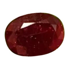 3.30cts Mozambique Blood Red Unheated 100% Natural Ruby Cut Stone