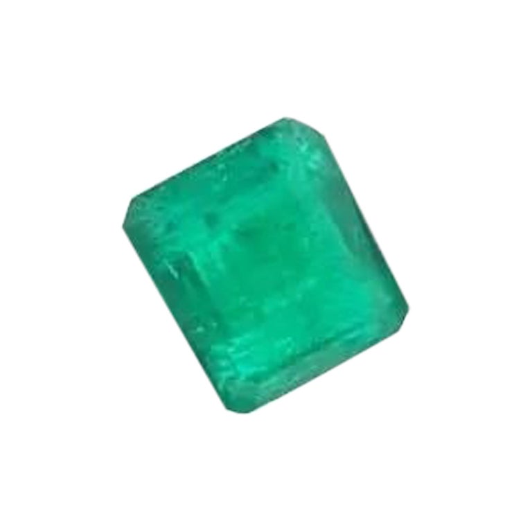 Sandawana Natural Emerald Prong Ring 925 Certified