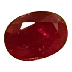 Mozambique Ruby 1.65Cts Cut Stone Unheated Ruby AAA+Natural Certified Ruby