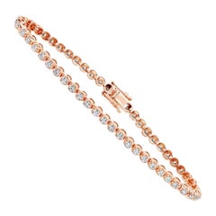 Classic Tennis Diamantarmband 14k Massiv Gold