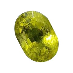 Chrysoberyl 8.98 Cts Greenish Yellow Natural Certified