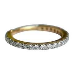 Genuine Diamond Clicker Ring in 14k Gold for Nose Cartilage Conch Helix Hoop