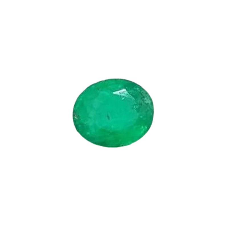 Sandawana Emerald Oval Shape 1.10Cts Certified Natural Emerald