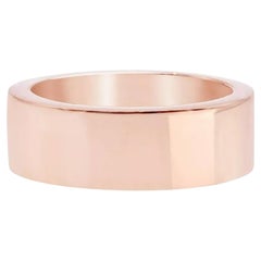 Anillo de compromiso de oro rosa macizo de 14k
